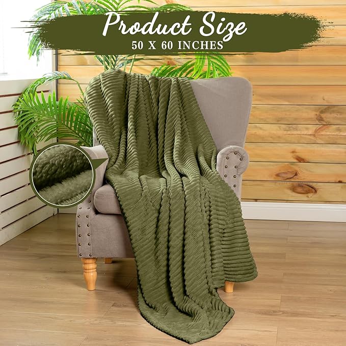 Buryeah 12 Pcs Flannel Throw Blanket Bulk 50 x 60 in Sleepover Blanket Outdoor - Image 2