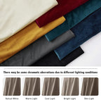 RYB Home Bedroom Curtains Heavy Velvet, Room Darkening Privacy Window Curtains - Image 7