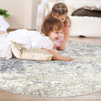 5ft Round Area Rug Living Room Rugs - Image 6