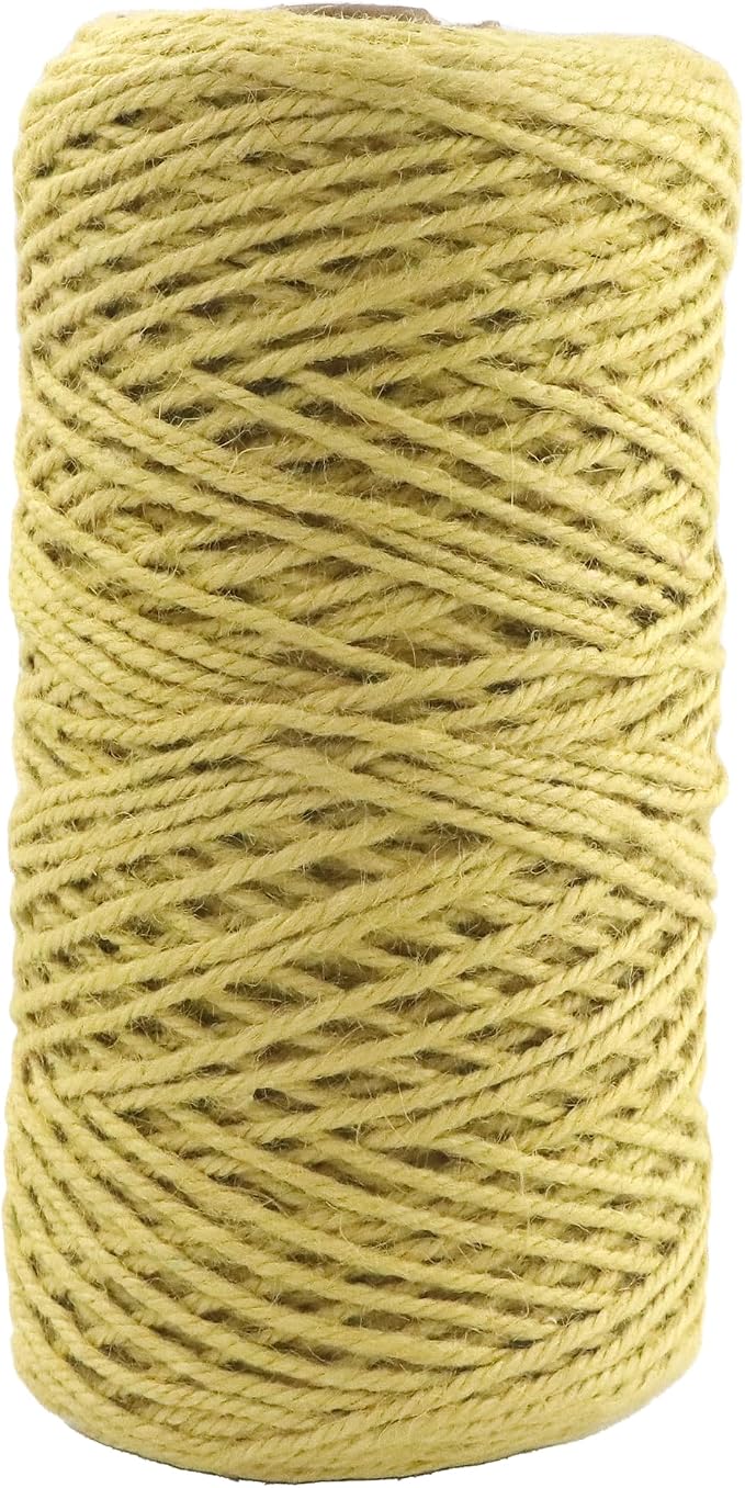 1mm x 5000 Feet Yellow Jute Rope, Twine - Image 7