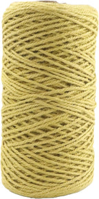 1mm x 5000 Feet Yellow Jute Rope, Twine - Image 7