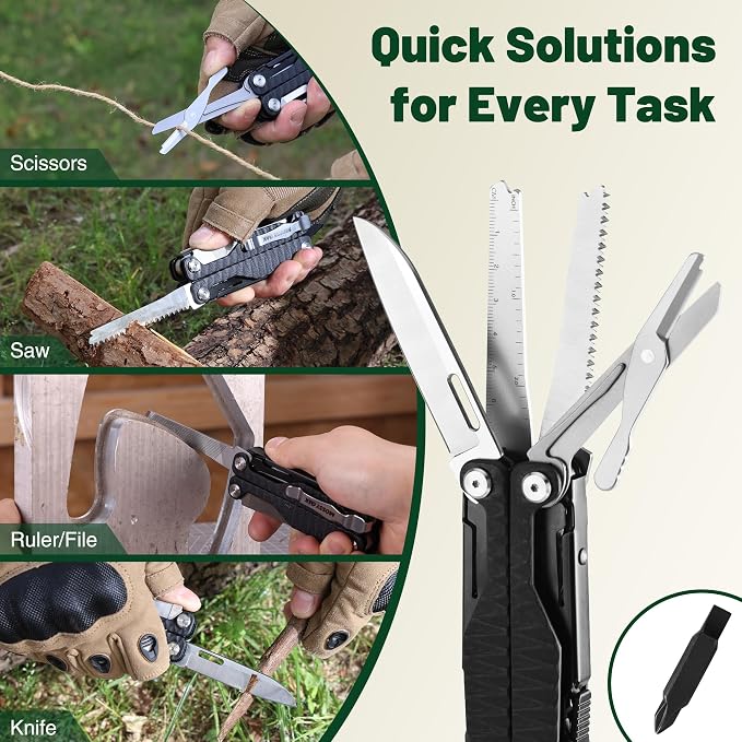 MOSSY OAK Multitool, 17-in-1 MultiTool Pliers - Image 7