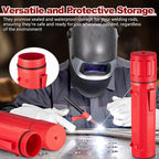 Zonon 8 Pcs Welding Rod Holder Stick Welding Electrode Rod Storage Tube 14 Inch - Image 5