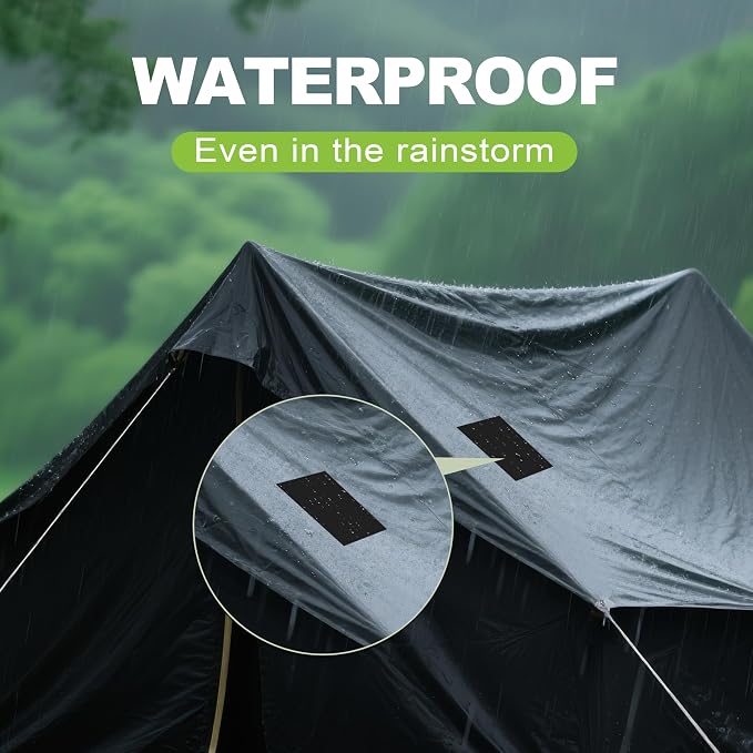 7x9in Nylon Repair Patch，Tent Repair Kit，Self Adhesive Waterproof Fabric Repair - Image 3