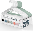 Neaties Heavy Duty Clothes Hangers 100+ Pack – Made in The USA – 8lb Capacity by NeatiesHangers
