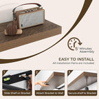 RICHFOCUS 36Inch Floating Shelves - Image 5