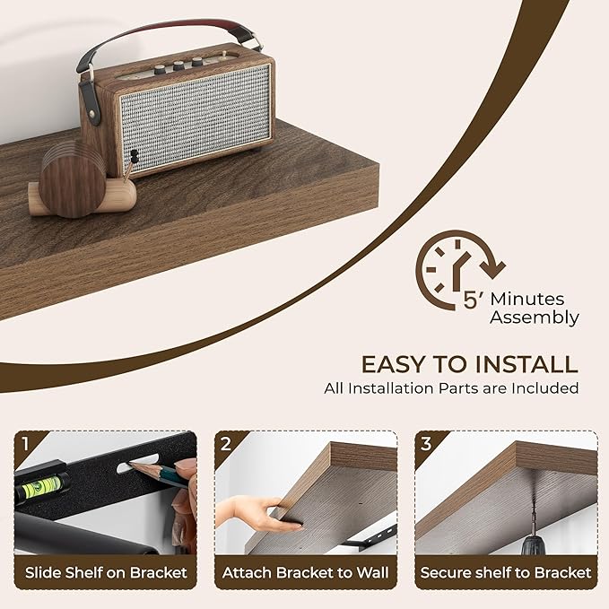 RICHFOCUS 36Inch Floating Shelves - Image 5