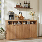 LEYAOYAO Fluted Buffet Cabinet - Image 8