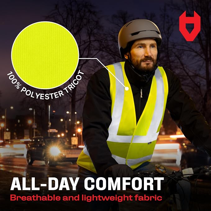 NoCry 360° Reflective Hi Vis Vest - Image 6