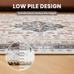 zesthome 8x10 Area Rugs for Living Room, Non-Slip Backing Washable Rugs - Image 7