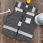 TCCFCCT Safety Vest for Men Women 5 Pockets Reflective Vest - Image 5