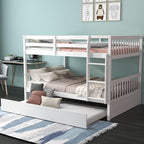 KOMFOTT Wood Full Over Full Bunk Bed - Image 3