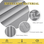 NICETOWN Blackout Curtains for Sliding Glass Door Room Divider Noise Reduce - Image 2