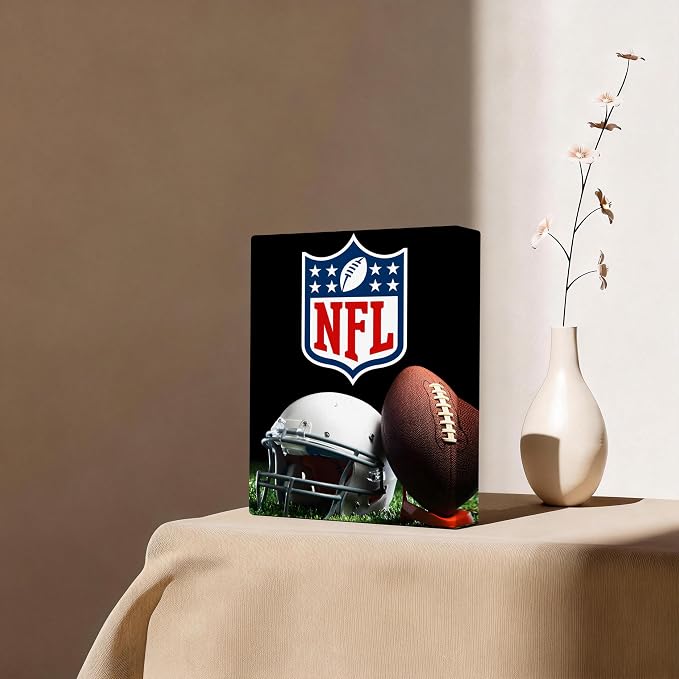 B.B.F MAKE American Football Canvas Wall Art Super Champions Bowl Poster Rugby - Image 2