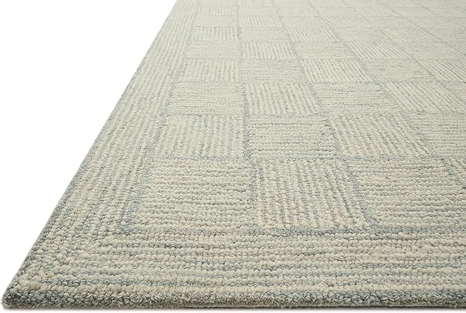 Loloi Chris Loves Julia Francis Collection FRA-03 Silver/Sky 2'-6" x 9'-9" - Image 5