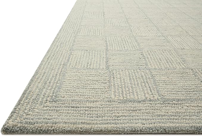 Loloi Chris Loves Julia Francis Collection FRA-03 Silver/Sky 3'-6" x 5'-6" - Image 5
