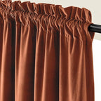 Lazzzy Velvet Blackout Curtains Thermal Insulated Room Window Drapes Super Soft - Image 2