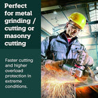 Metabo 4-1/2-5-Inch Angle Grinder, 11 Amp, 000 RPM, Non-Locking Paddle Switch - Image 2