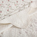 MarCielo 3-Piece 100% Cotton Oversized Bedspread Lightweight Quilt Coverlet - Image 5