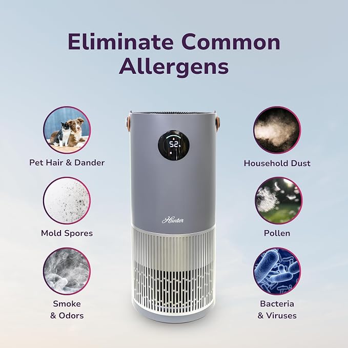 Hunter Fan Company Humidifier and Air Purifier In One, Advanced Filtration Air - Image 4