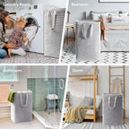 Lifewit 6 Pack Laundry Hamper Large Collapsible Laundry Baskets, Freestanding - Image 6