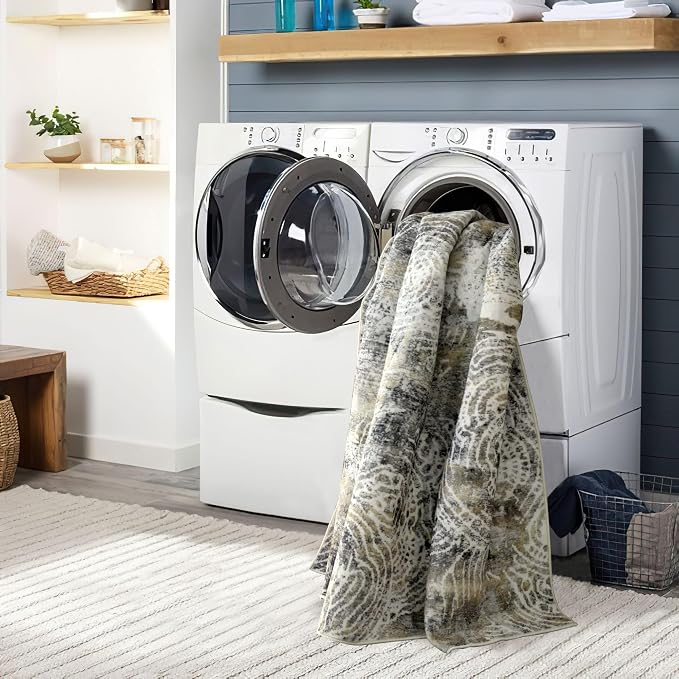 4x6 Rug, Small Area Rug for Living Room, Machine Washable Non-Slip Throw Rug - Image 8