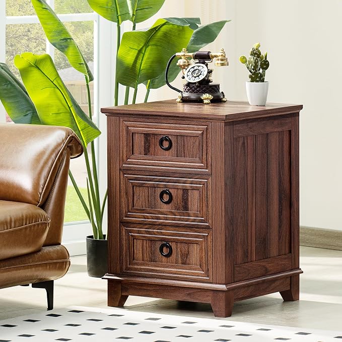 Farmhouse Night Stand Set of 2, Dresser - Image 8