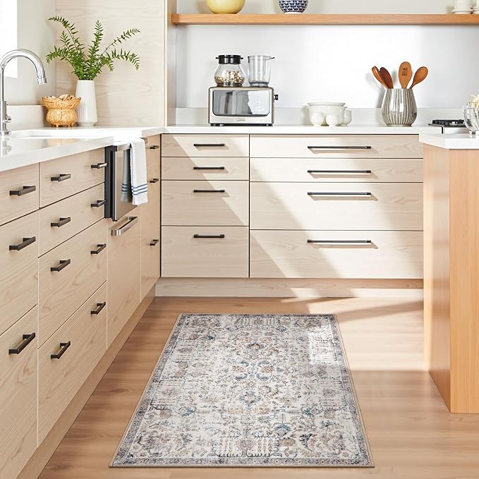 jinchan Kalen Area Rug 2x3 Washable Entryway Rug Vintage Doormat Indoor - Image 4