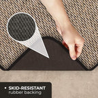 House, Home and More Skid-Resistant Carpet Indoor Area Rug Floor Mat - Image 5