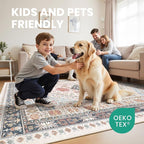 zesthome 8x10 Area Rugs for Living Room, Non-Slip Backing Washable Rugs - Image 5
