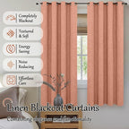 Linen Blackout Curtains 72 Inch Long - Image 2