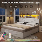 AOGLLATI Farmhouse Queen Bed Frame - Image 3