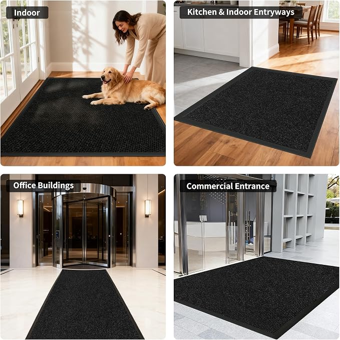 3ft x 4ft Front Door Mat Indoor Outdoor Entrance, Commercial Heavy Duty - Image 8
