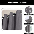 PrinceDeco 100% Blackout Curtains - Image 6