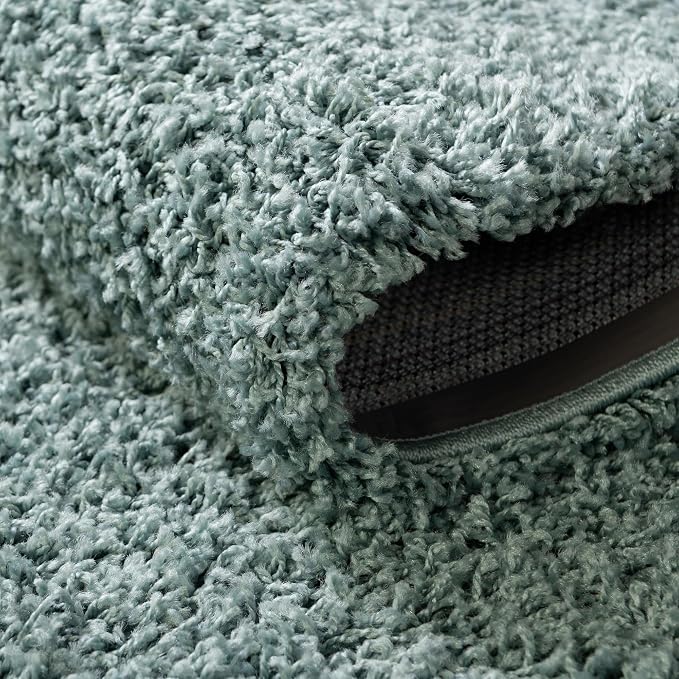 Unique Loom Solid Shag Collection Area Rug - Image 7