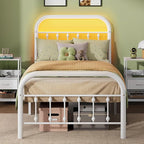 WLIVE Metal Platform Bed Frame, Twin Bed Frames by WLIVE