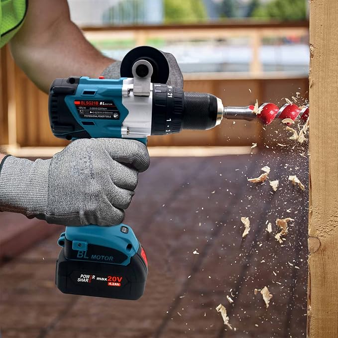 Vikky 20V cordless hammer/drill/drive offers 3 speed variations, powered by - Image 6