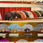 Roowest 4 Pcs Acrylic Fan Display Stand Folding Japanese Chinese Hand Fan Stand - Image 7