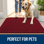OLANLY Dog Door Mat for Muddy Paws 30x17, Absorbs Moisture and Dirt, Absorbent - Image 6