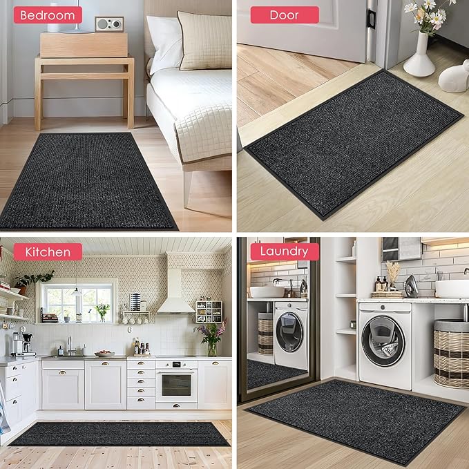 Kuyal Front Door Mat, Commercial Floor Mats Inside Outside Entrance, Heavy Duty - Image 5