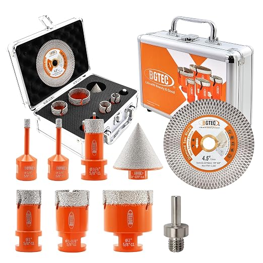 BGTEC Diamond Hole Saw Kit by BGTECTOOLS