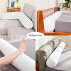 SyMax 7.8"x38" Body Pillow for Twin Bed, Memory Foam Bolster w/Removable Velvet - Image 6