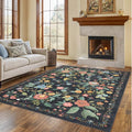 Amada 5x7 Area Rugs, Non-Slip & Low-Profile Living Room Rug by AMADAHOMEFURNISHING