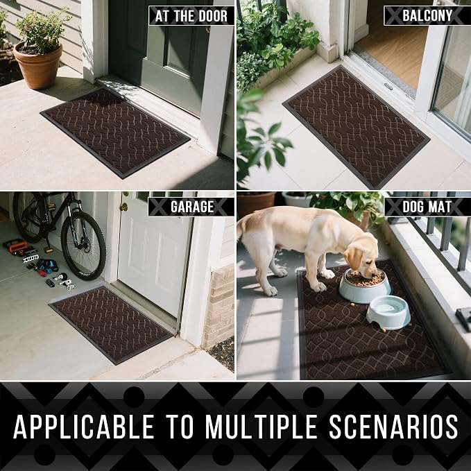 Yimobra Extra Large Door Mat 60x36, All-Season Waterproof Doormat Outdoor - Image 6