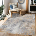 Area Rug 5×7, Vintage Boho Rug, Ultra-Soft Low Pile, Non Slip, Stain Resistant by DomitapisRug