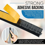 Adhesive V Shape Weatherstrip, Weather Stripping Door Seal Strip Foam Door - Image 4