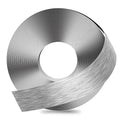 GSCIT Club Grey Silver Edge Banding, 1 1/2 Inch x 50ft Aluminum Brushed Edge by GSCITCLUBEDGEBANDING