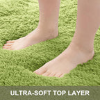 OLANLY 3x5 Machine Washable Small Bedside Rug, Soft Fluffy Shaggy Rugs - Image 7