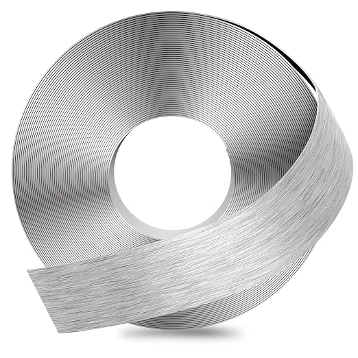 GSCIT Club Silver Edge Banding, 1 1/2 Inch x 25ft Aluminum Brushed Edge Banding - Image 7