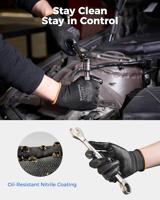 toolant Nitrile Coating Work Gloves - Image 3